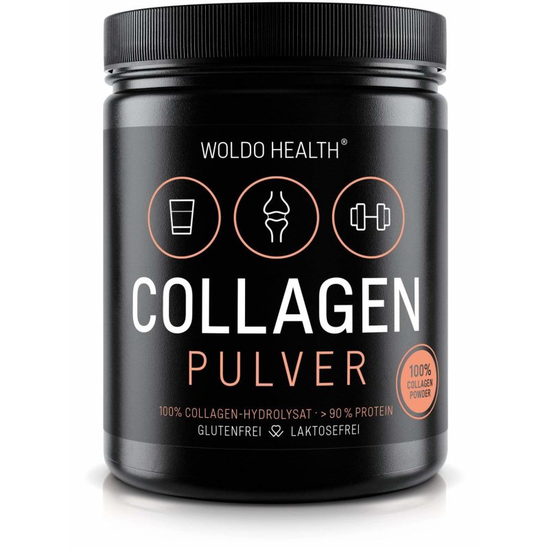 WoldoHealth - 100% Collagen-Hydrolysat Pulver (500g)