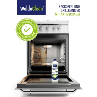 WoldoClean - Backofen- und Grillreiniger + Pinsel & Tuch 1000ml