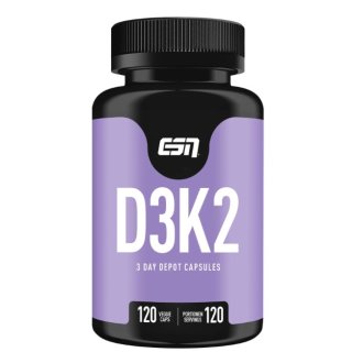 ESN - Vitamin D3+K2 120caps